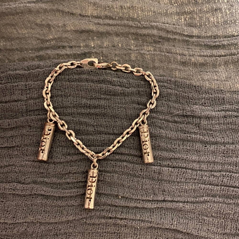 Christian Dior vintage charm bracelet
